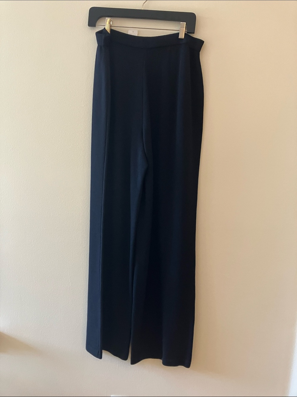 St. John Basics Black Knit 3 Piece Suit Set (Jacket, Pants, Skirt) Sz 12 - NWT - Picture 15 of 16